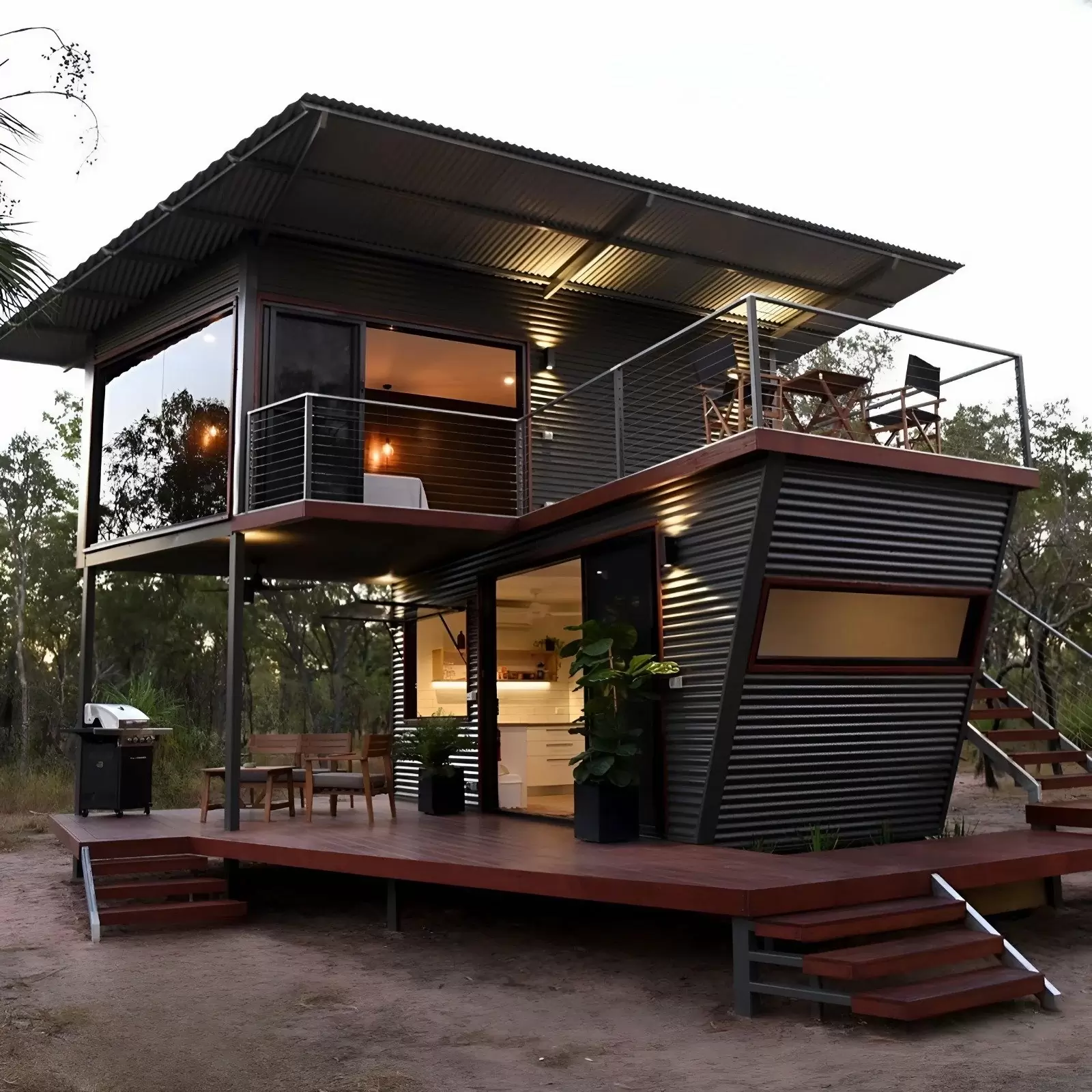 Sự linh hoạt của việc điều chỉnh kích thước nhà container trong thiết kế