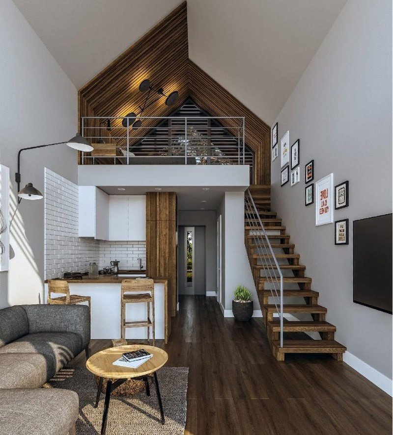Mẫu nhà cấp 4 3 phòng ngủ 300 triệu có gác lửng đẹp, độc đáo
