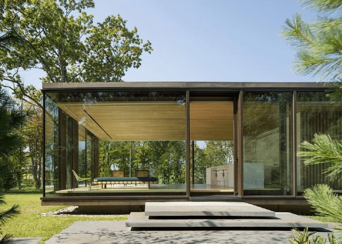 Mẫu nhà khung thép theo phong cách Nhật tối giản, tinh tế
