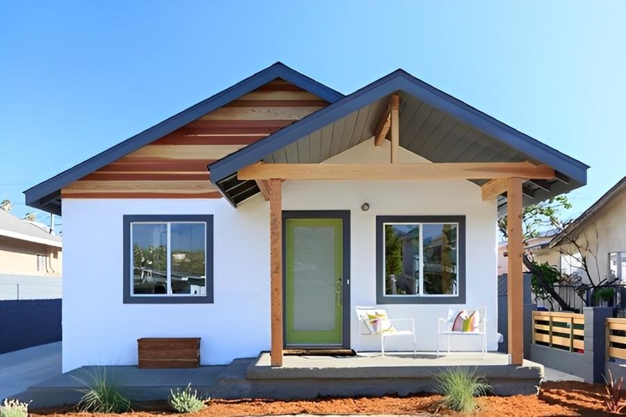 nhà lắp ghép 100 triệu mái Nhật cổ điển