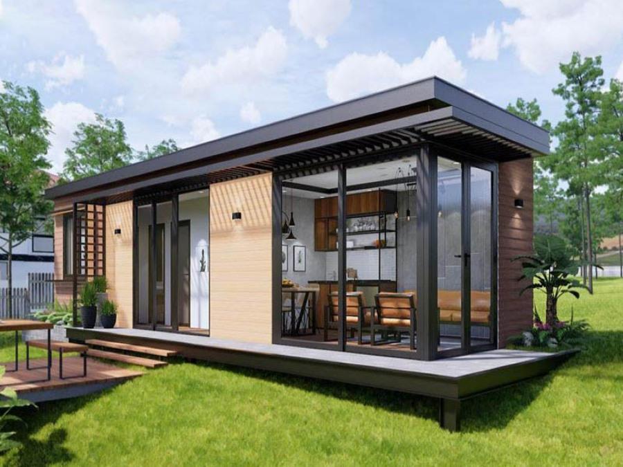 nhà lắp ghép 100 triệu làm nhà ở dân dụng