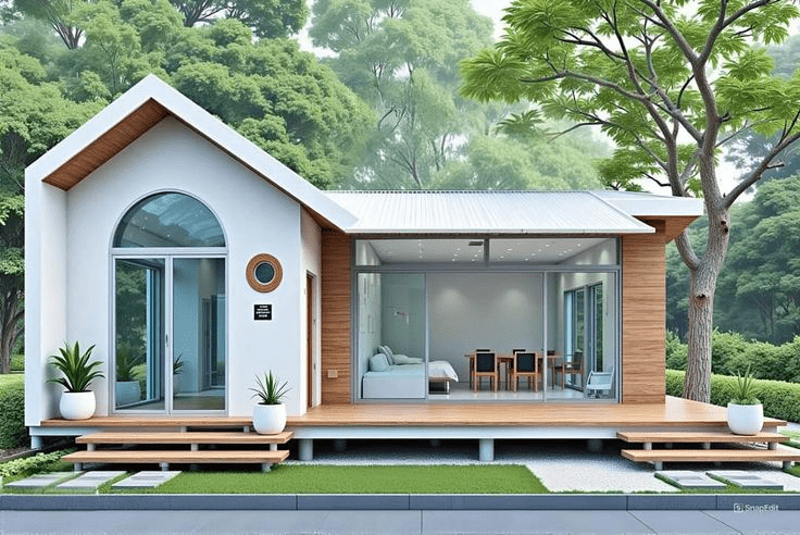 Nhà lắp ghép là giải pháp xây dựng hiện đại, giúp tiết kiệm thời gian thi công và tối ưu chi phí hiệu quả