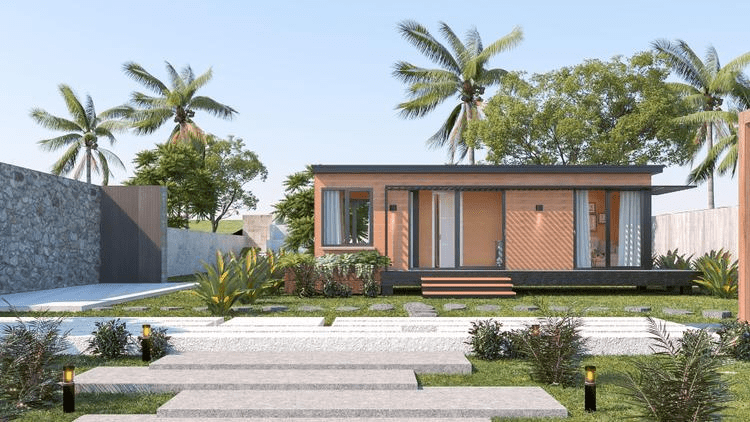 Mẫu nhà lắp ghép hiện đại chinh phục người dùng nhờ thiết kế tối giản, không gian mở và khả năng tận dụng tối đa ánh sáng tự nhiê