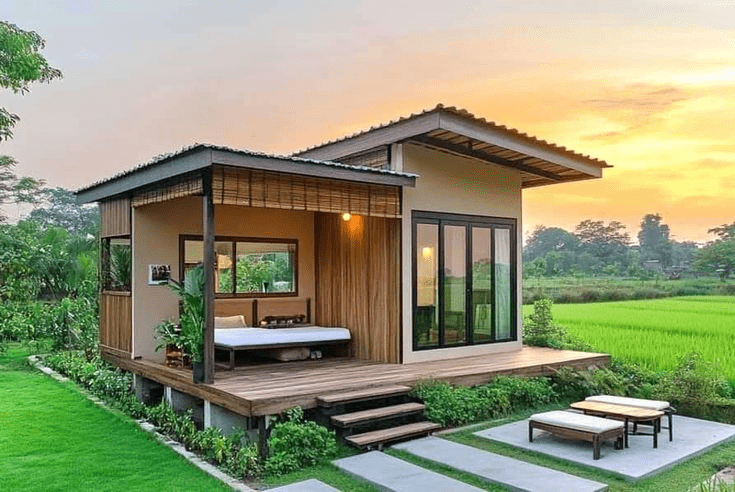 Xây nhà lắp ghép bằng bê tông khí chưng áp giúp tăng độ bền, khả năng cách nhiệt và giảm trọng lượng công trình, phù hợp với nhiều điều kiện thi công khác nhau