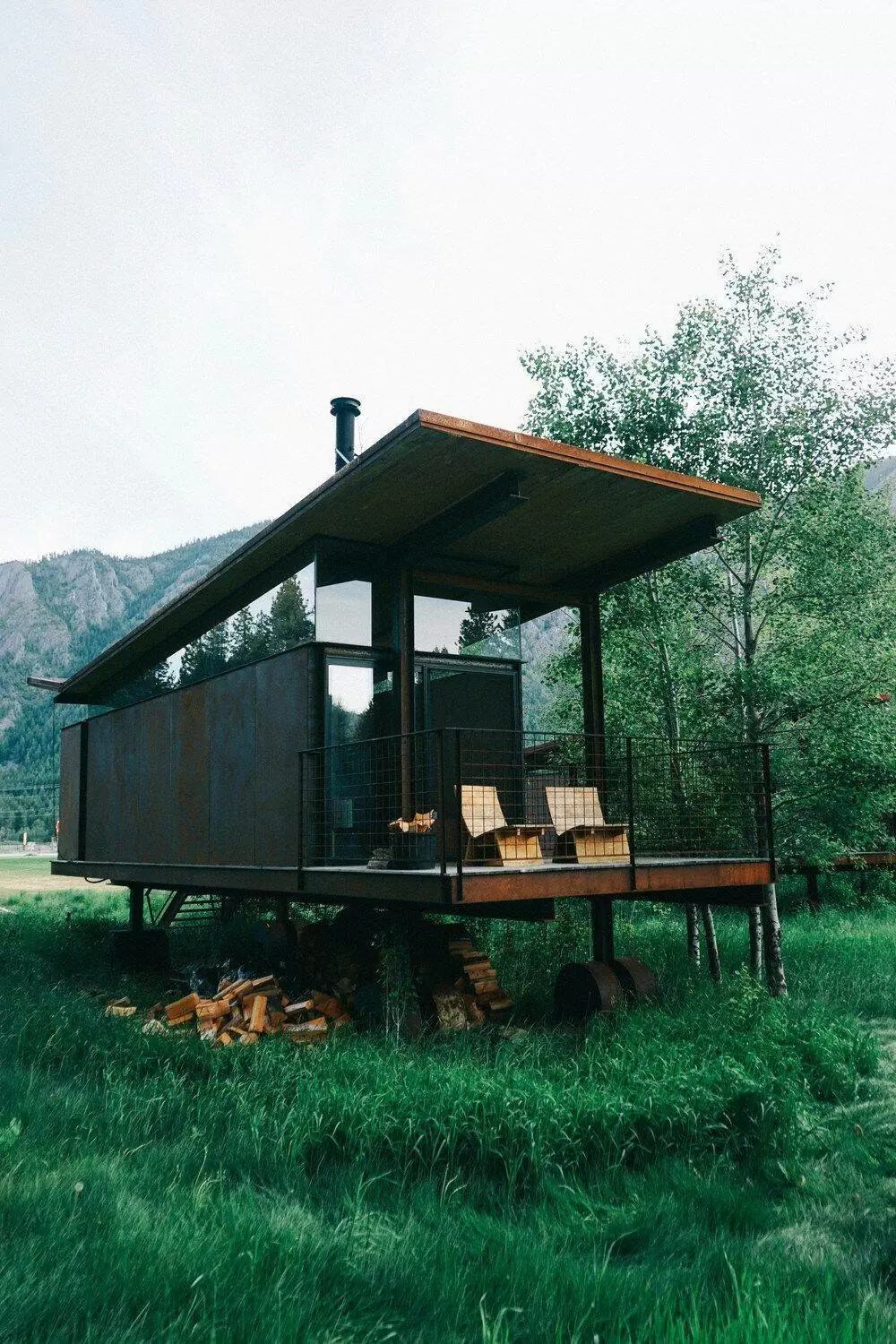 Mẫu nhà lắp ghép 50 triệu gần gũi với thiên nhiên