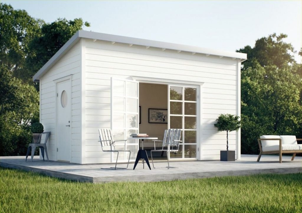 Mẫu nhà lắp ghép 50 triệu với thiết kế mái bằng đơn giản