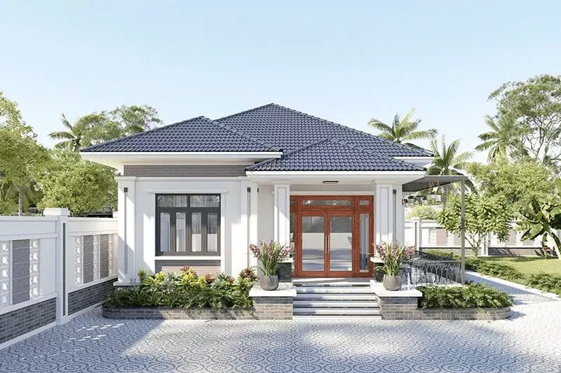 Kiến trúc đơn giản nhưng vẫn mang đến vẻ đẹp trẻ trung, thoáng đãng