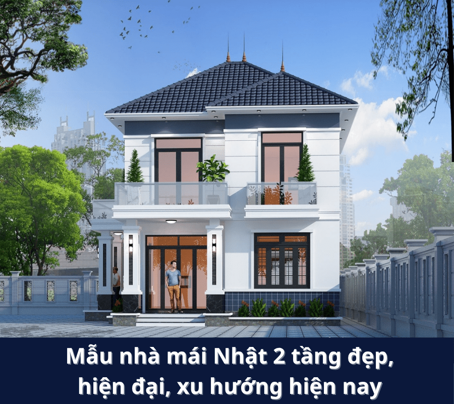 Nhà mái Nhật 2 tầng là gì