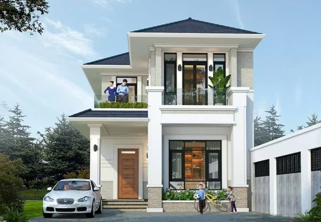 Mẫu nhà ống mái Nhật