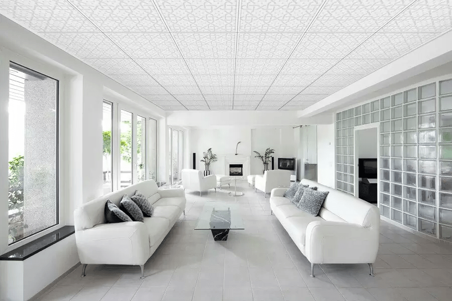 Trần thạch cao thả cho nhà mái tôn