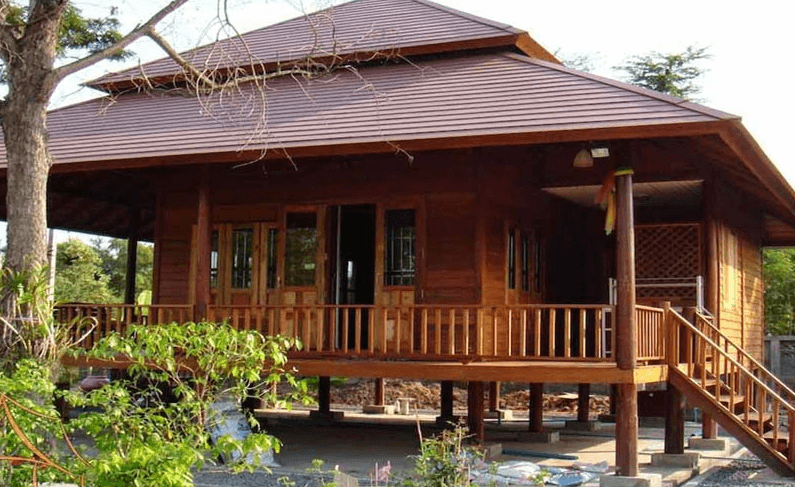 Nhà sàn gỗ đẹp độc đáo và ấn tượng