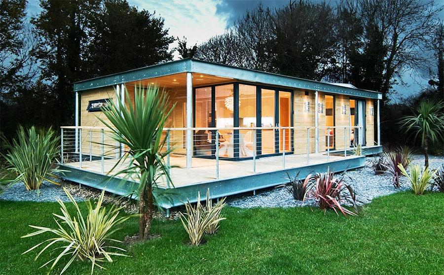 Mẫu nhà thép tiền chế dưới 100 triệu có thiết kế hiện đại, ấn tượng