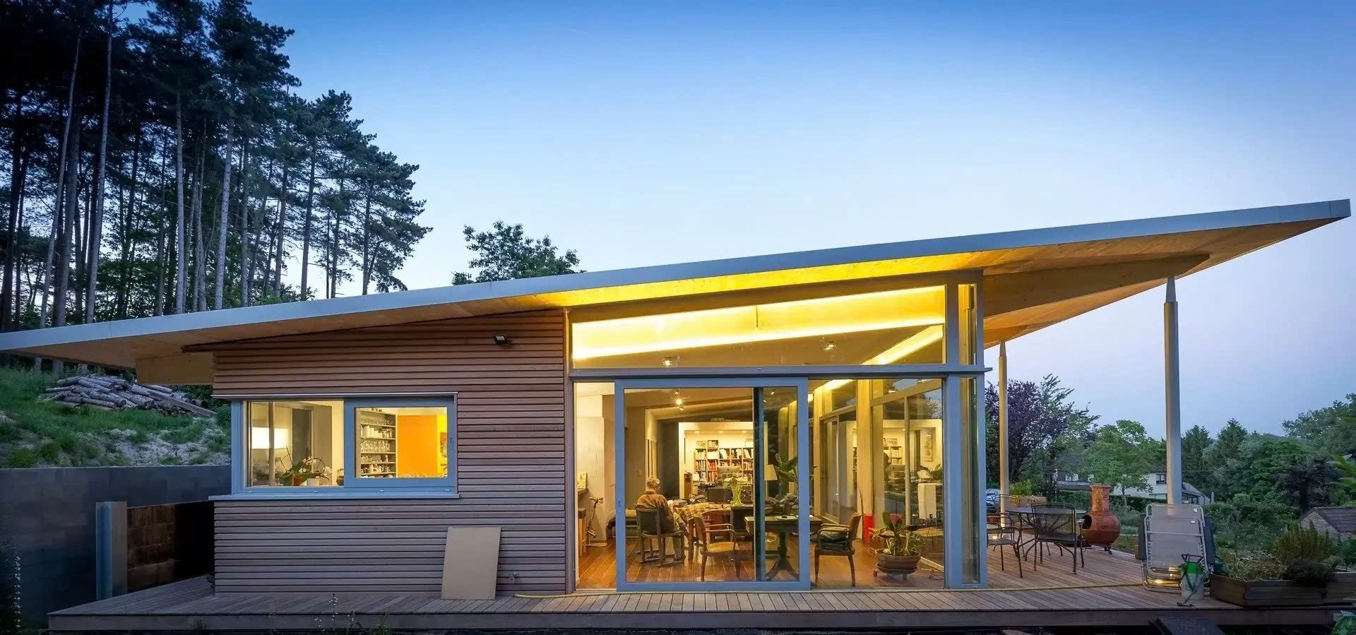 Nhà 1 mái tiền chế nông thôn đơn giản