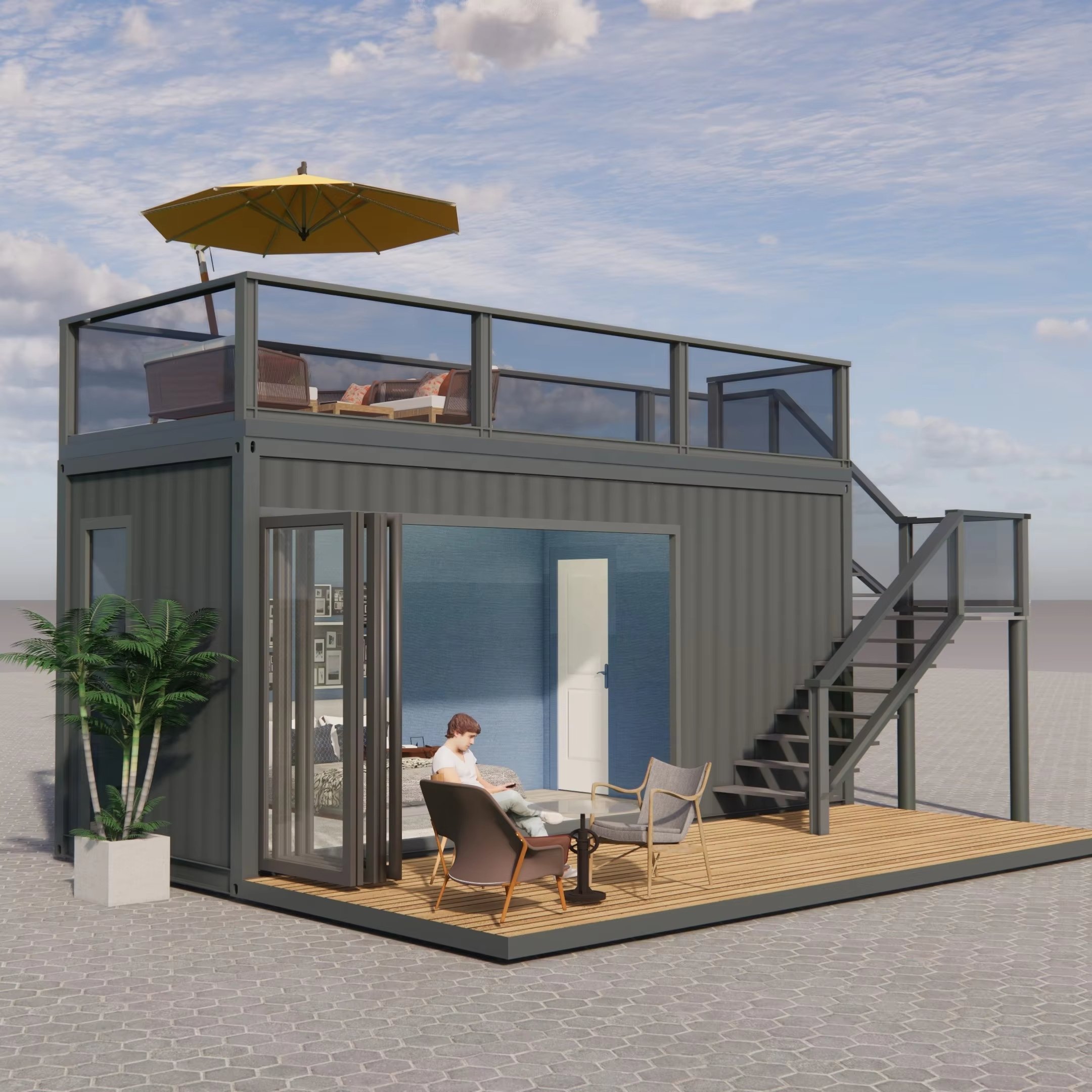 Nhà container tiền chế dưới 100 triệu giúp tiết kiệm chi phí