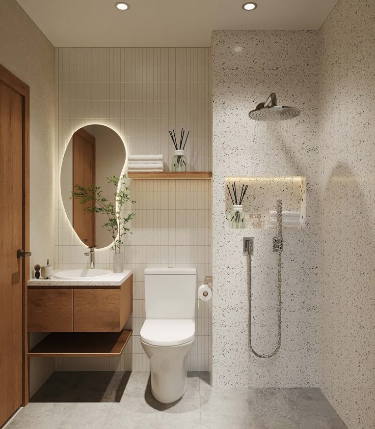 Nhà vệ sinh tối giản cho chung cư, căn hộ