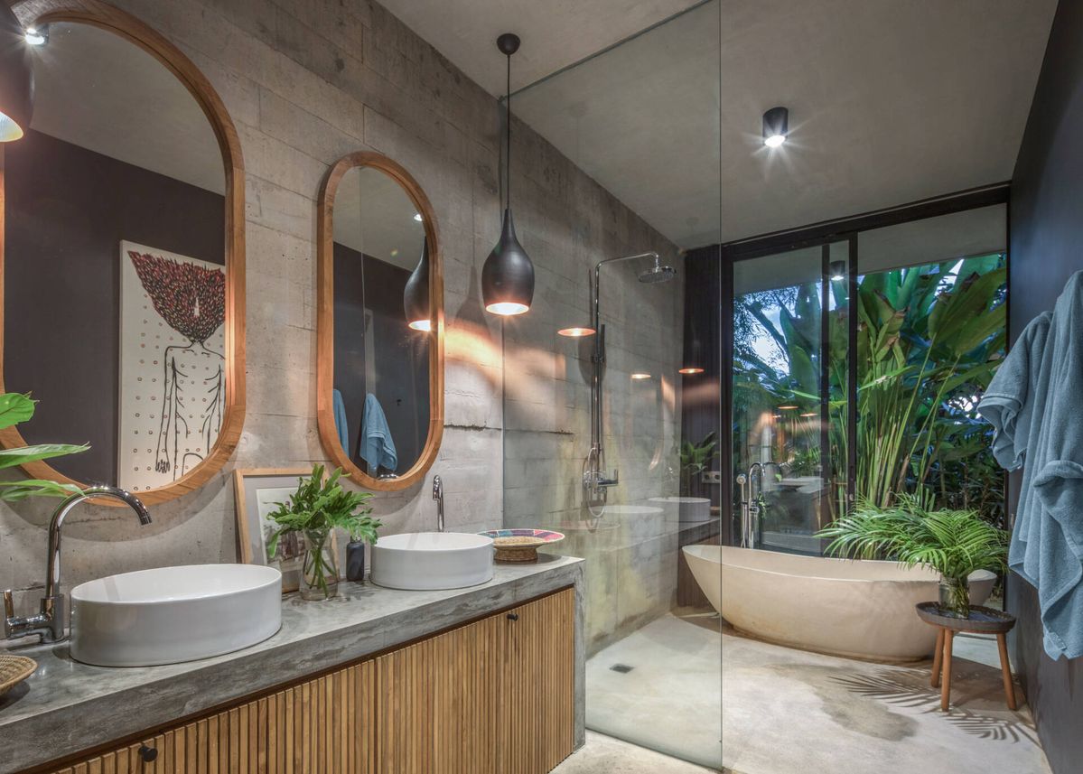 Nhà vệ sinh gần gũi thiên nhiên