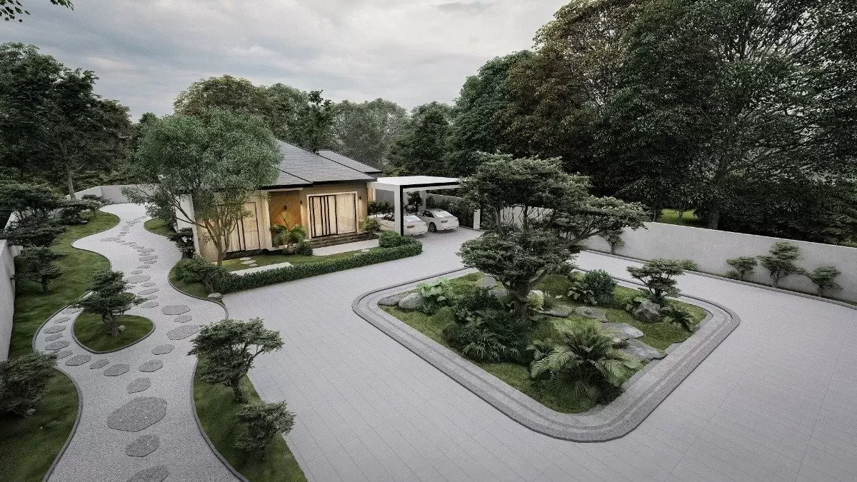 Mẫu nhà vườn cấp 4 kiểu Nhật đẹp mãn nhãn, thu hút