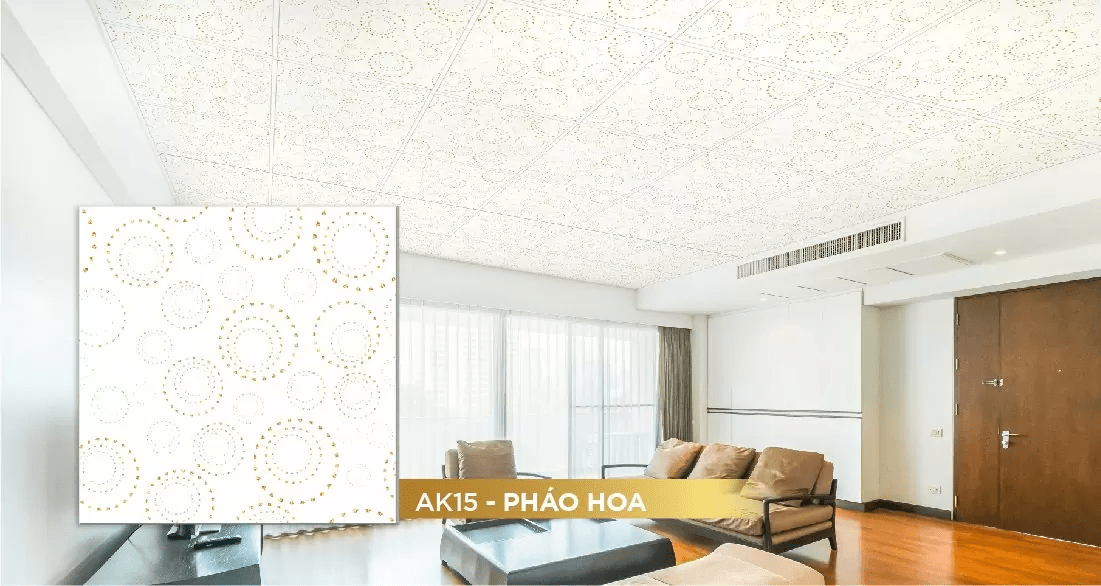 La phông Vĩnh Tường Ánh Kim - Mẫu pháo hoa