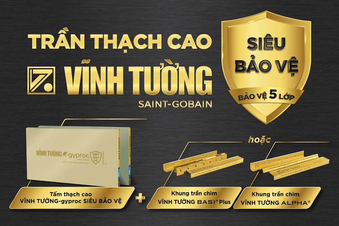 Mẫu trần thạch cao cho phòng khách nhà ống