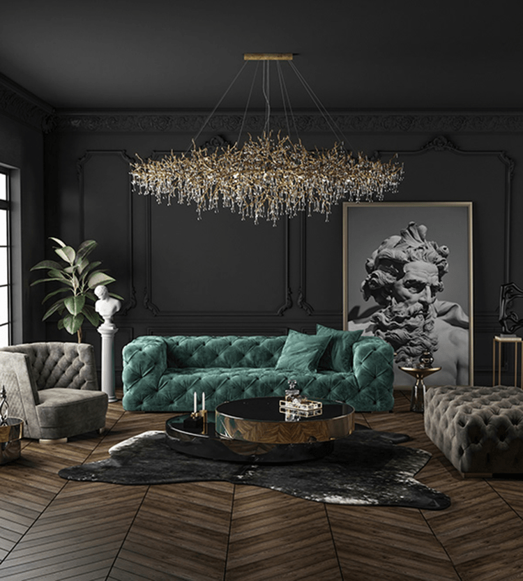 Lưu ý thiết kế phòng khách tân cổ điển đẹp