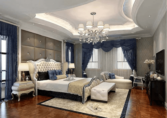 Mẫu phòng ngủ tân cổ điển đẹp, sang trọng