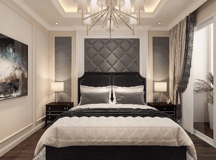 Mẫu phòng ngủ tân cổ điển nhỏ đẹp