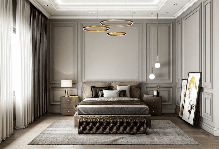Mẫu phòng ngủ tân cổ điển cho bé trai