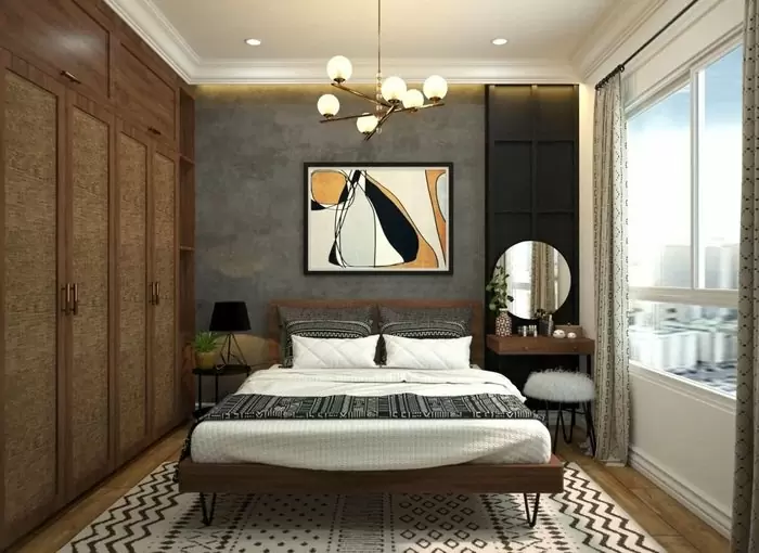 Phòng ngủ tân cổ điển diện tích 15m2