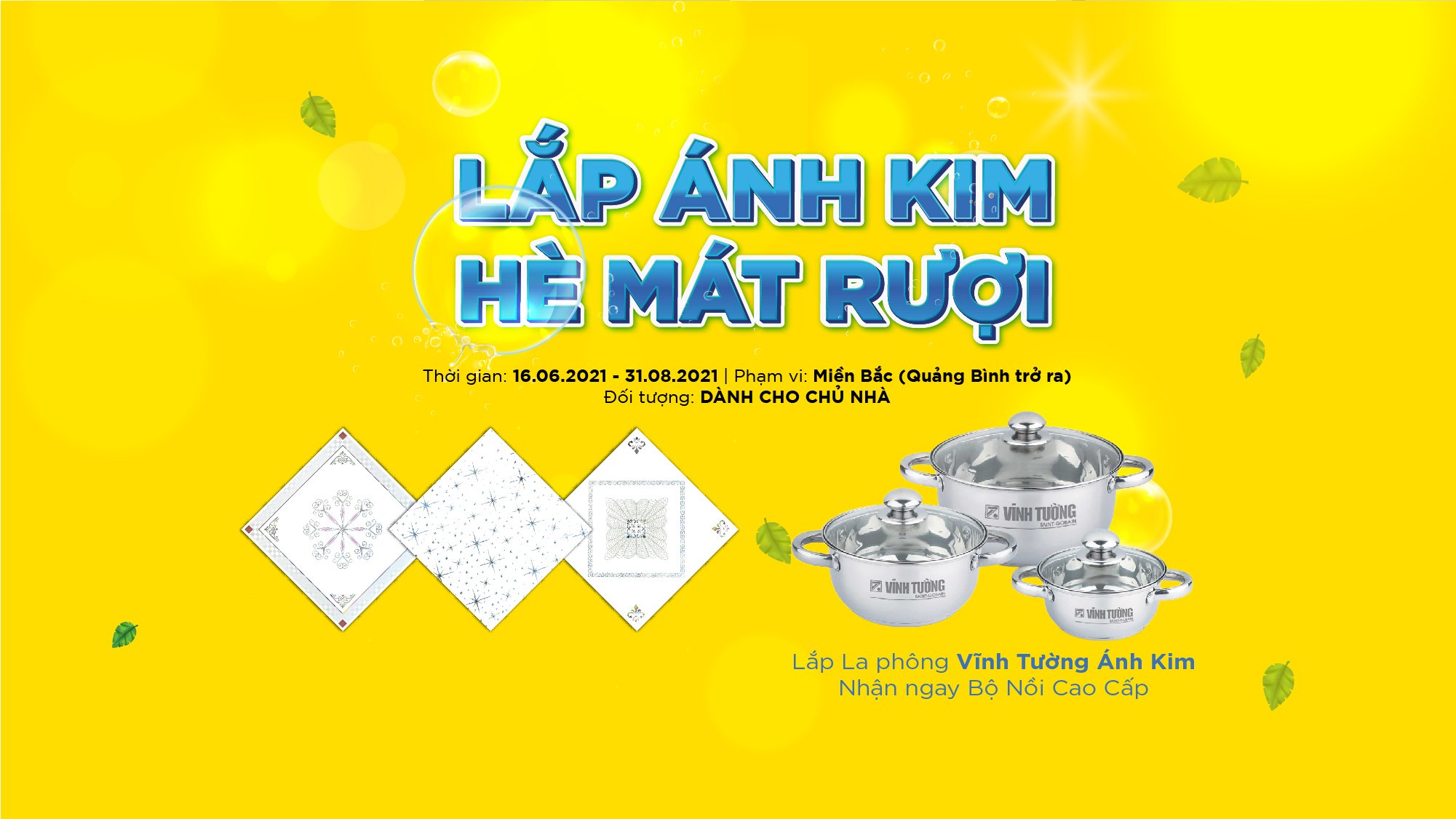 Lắp ánh kim hè mát lạnh miền bắc