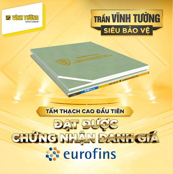 Sử dụng hệ trần và vách thạch cao Vĩnh Tường bảo vệ sức khỏe mọi thành viên trong gia đình