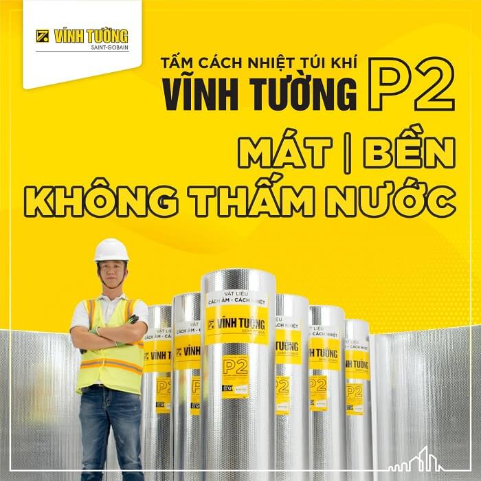 tấm cách nhiệt chống nóng túi khí Vĩnh Tường P2