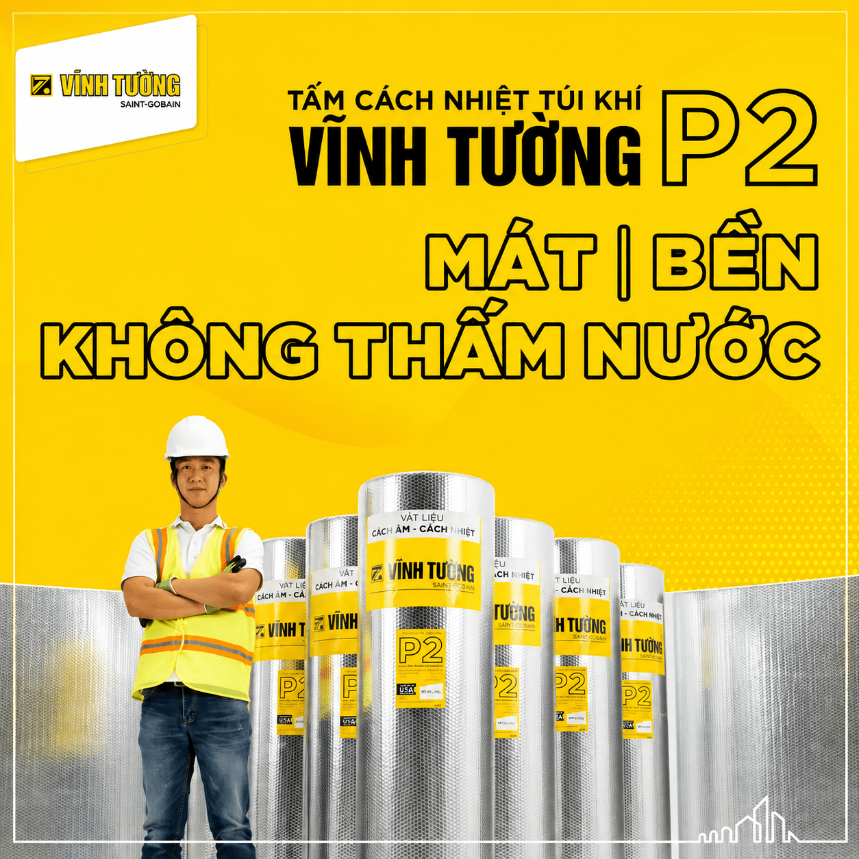 Tấm cách nhiệt túi khí Vĩnh Tường P2