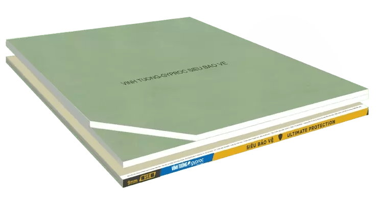 Tấm thạch cao Siêu Bảo Vệ VĨNH TƯỜNG-Gyproc