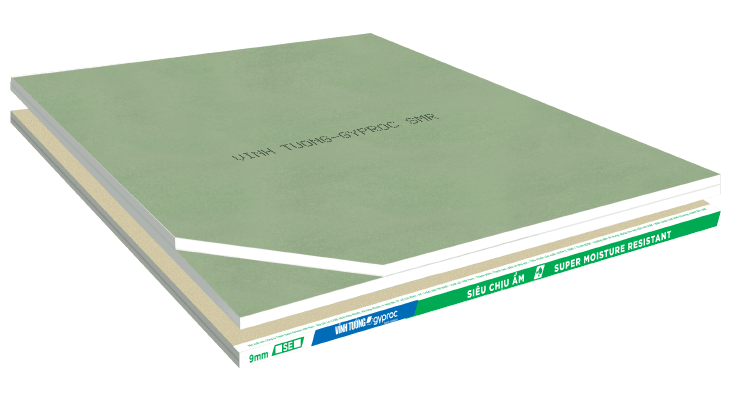 Tấm Thạch Cao Siêu Chịu Ẩm VĨNH TƯỜNG-gyproc