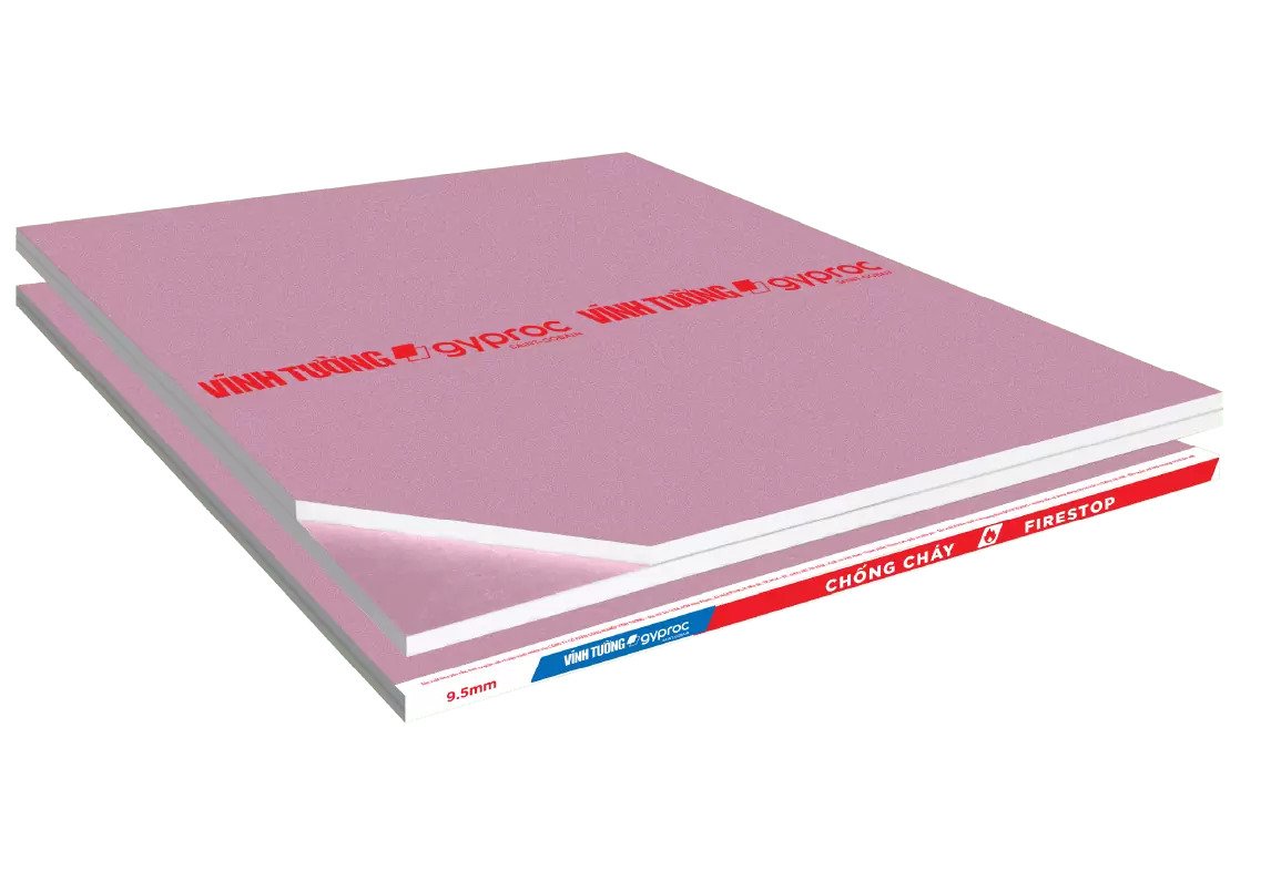 Tấm thạch cao chống cháy Vĩnh tường 