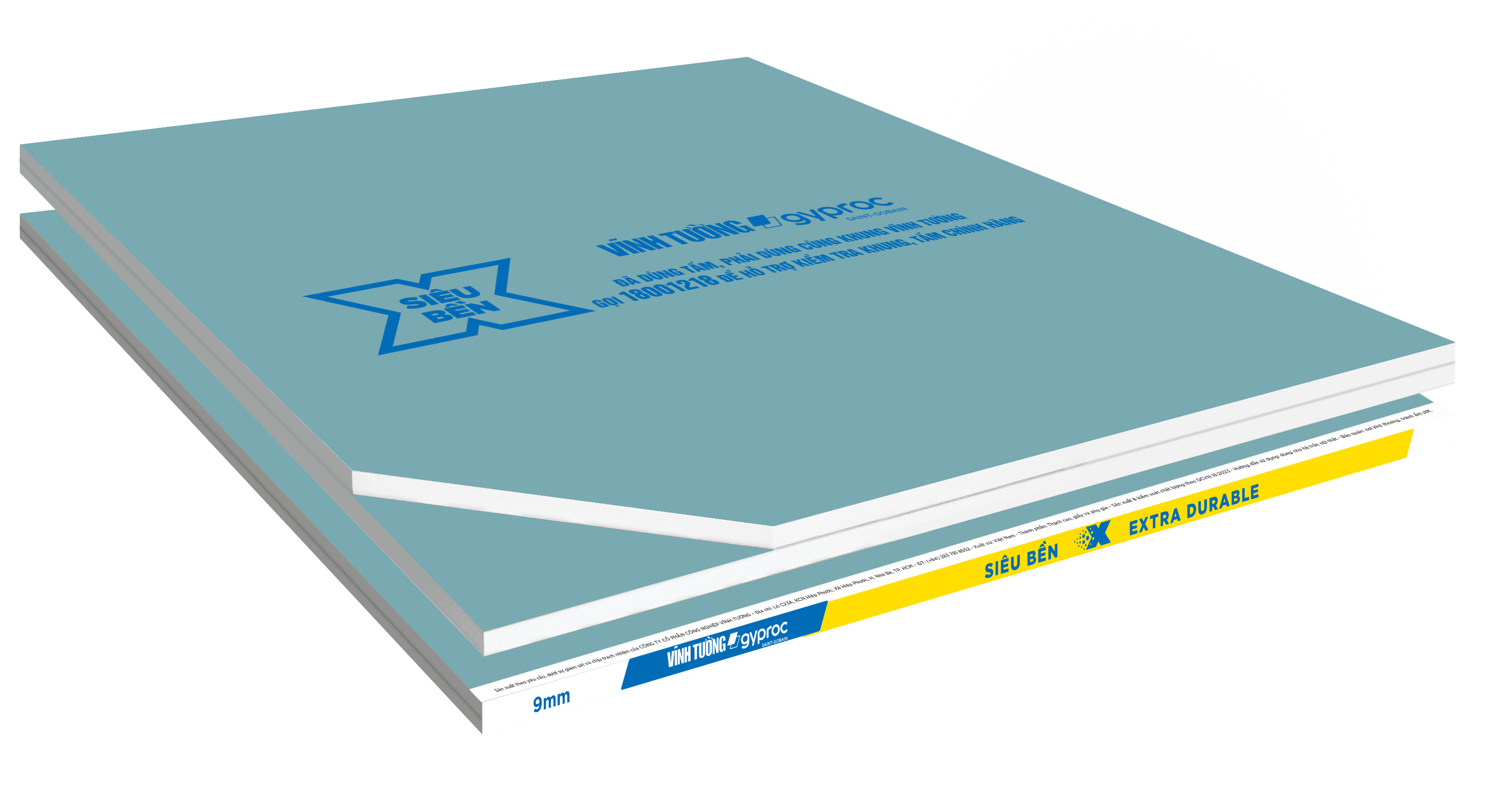  zalo Tấm Thạch Cao VĨNH TƯỜNG-Gyproc Siêu Bền X