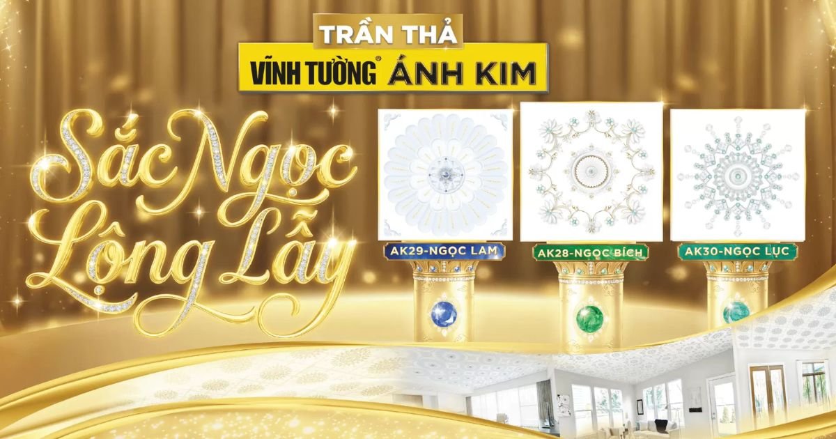 Tấm thạch cao Vĩnh Tường Ánh Kim