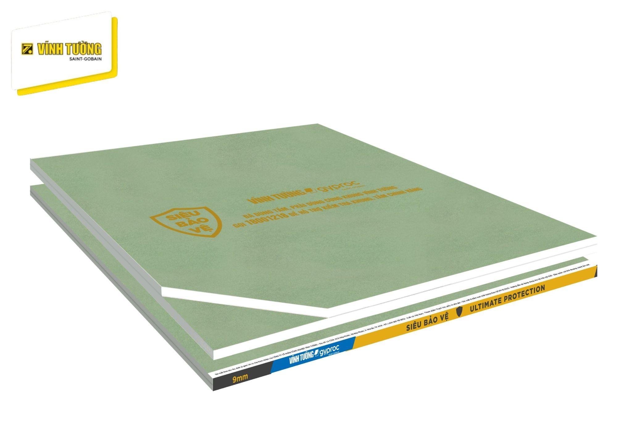 Tấm thạch cao Vĩnh Tường Siêu bảo vệ (UPS)