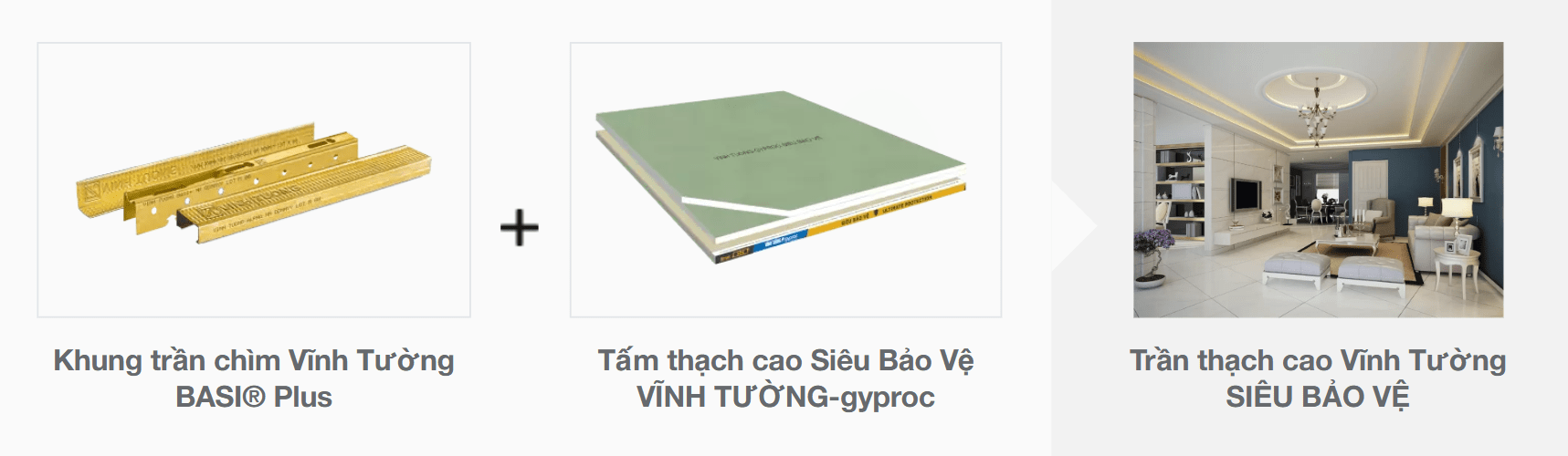 Trần thạch cao Vĩnh Tường SIÊU BẢO VỆ