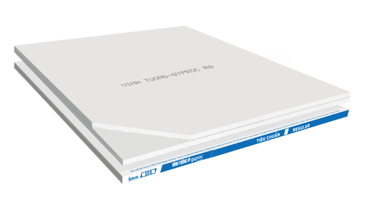 Tấm Thạch Cao Tiêu Chuẩn VĨNH TƯỜNG-gyproc