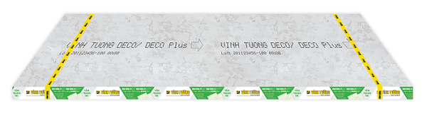 Tấm trang trí trên nên tấm cứng duraflex