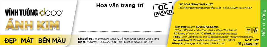 tấm trang trí vĩnh tường ánh kim