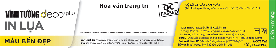 tấm trang trí vĩnh tường in lụa