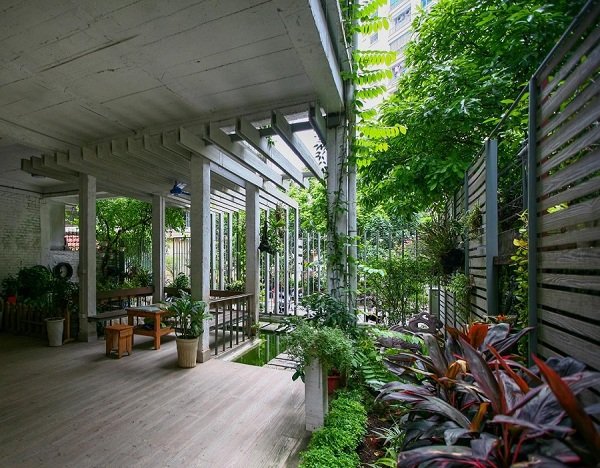 tấm vân gỗ durawood cho biệt thự