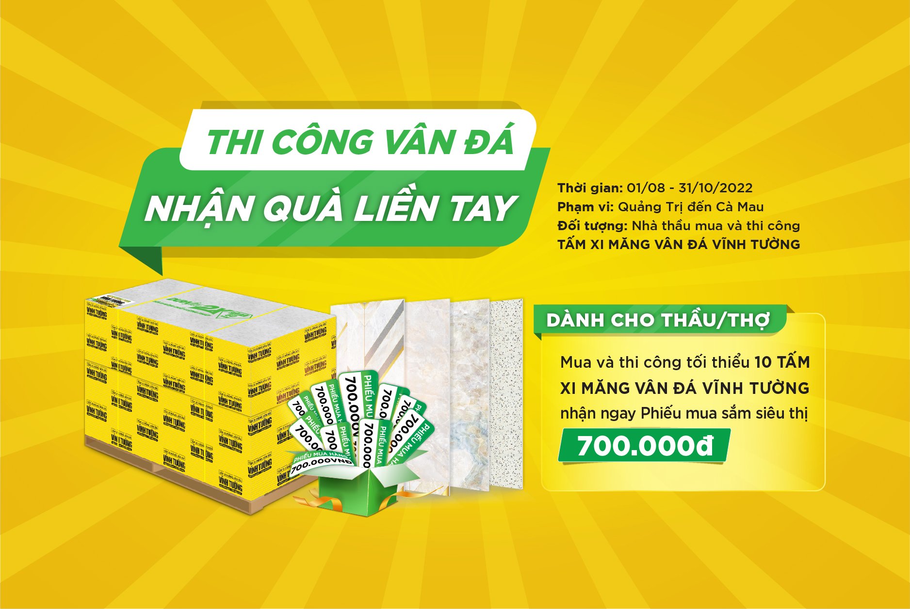 CTKM XI MĂNG VÂN ĐÁ