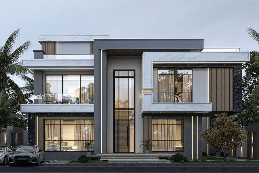 Mẫu thiết kế biệt thự đẹp, hiện đại