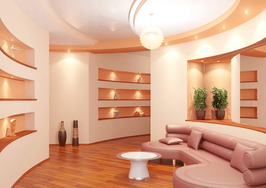 Thiết kế không gian nhà ở với mẫu vách thạch cao tinh tế