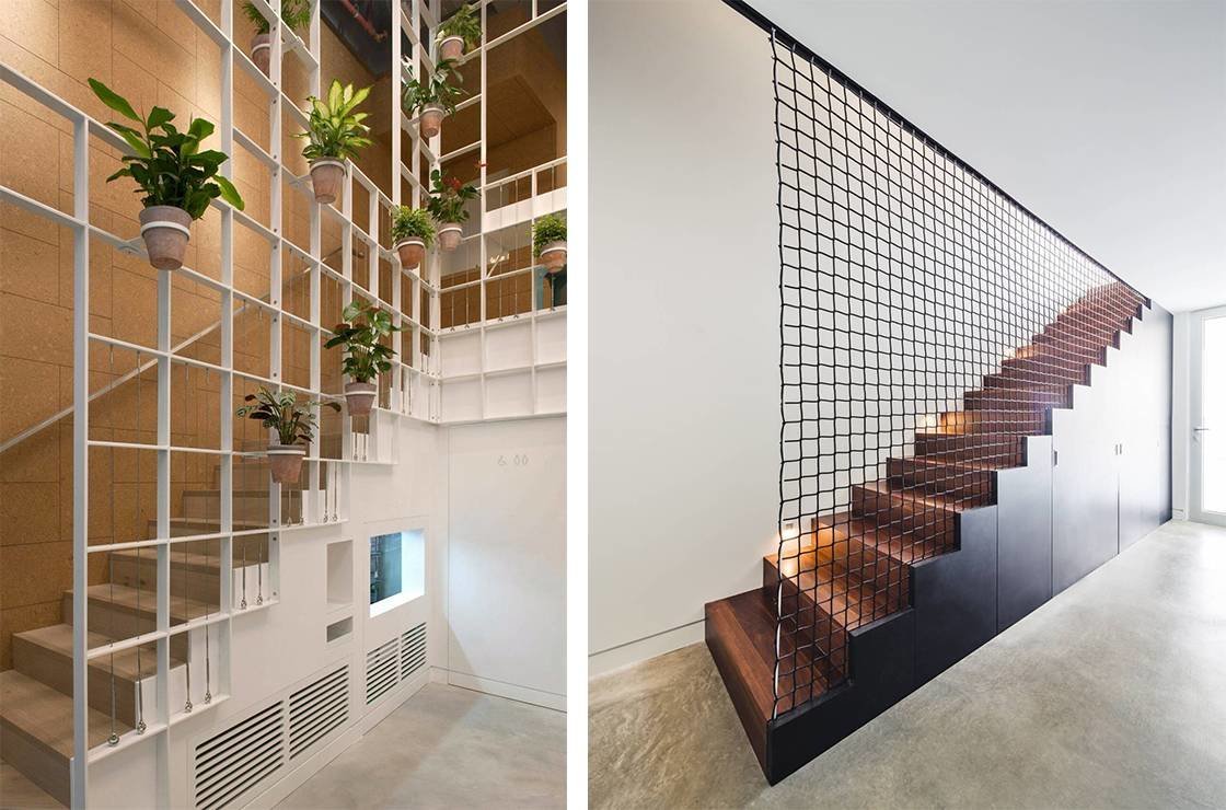 chọn kích thước vách ngăn cầu thang hợp lý