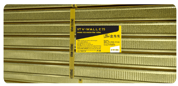 Thông tin nhận diện bao bì khung xương vĩnh tường V- wall
