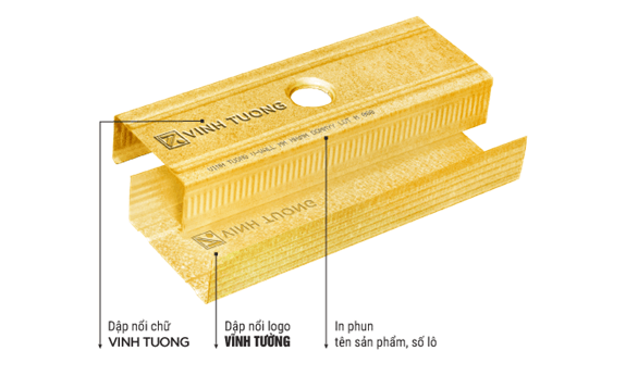 Thông tin nhận diện vĩnh tường V-wall dưới 90mm